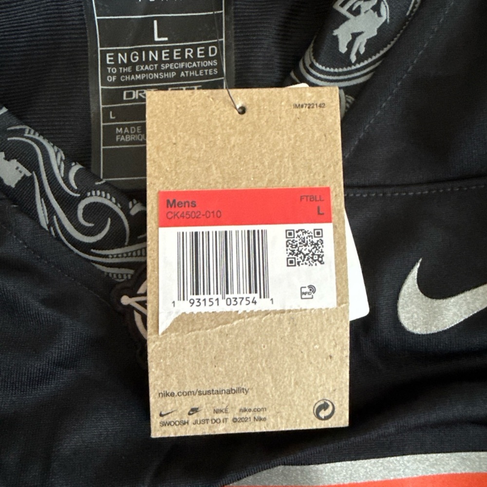Men’s Nike Trey Glasper #19 Oregon State Beavers Alt. Jersey Sz L - Black NWT - Picture 5 of 6
